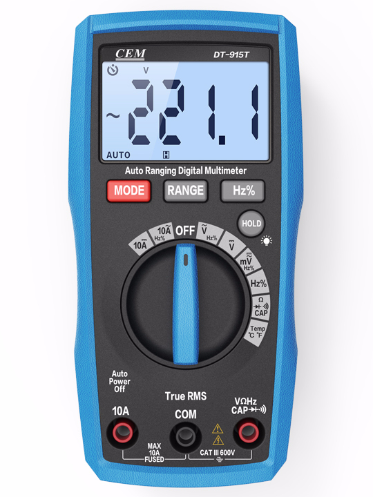 เครื่องมัลติมิเตอร์ดิจิตอล cem dt-913b