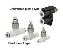 ตัวปรับแรงลม In-line panel mount type as smc
