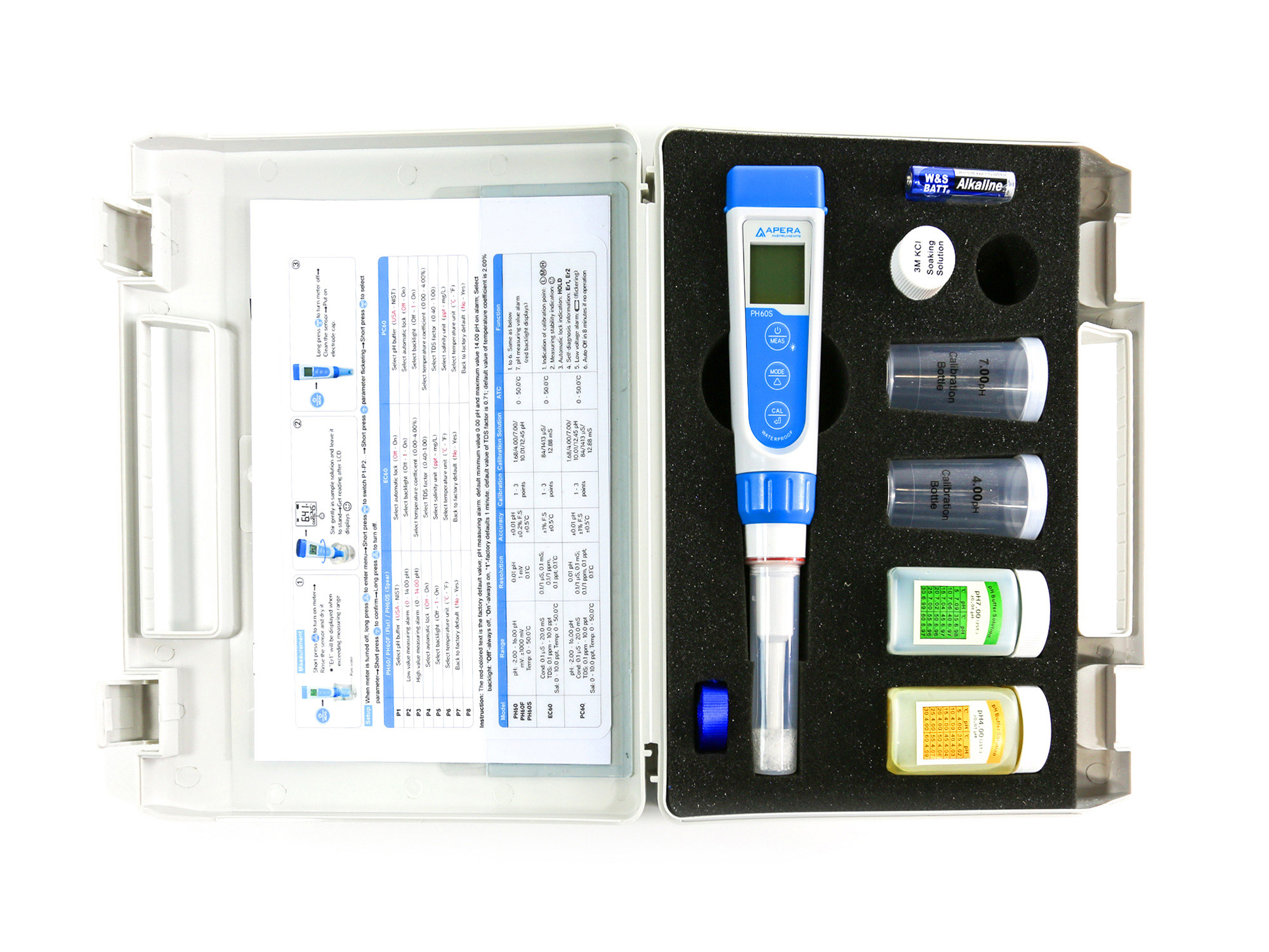 เครื่องวัดพีเอช apera ph60s