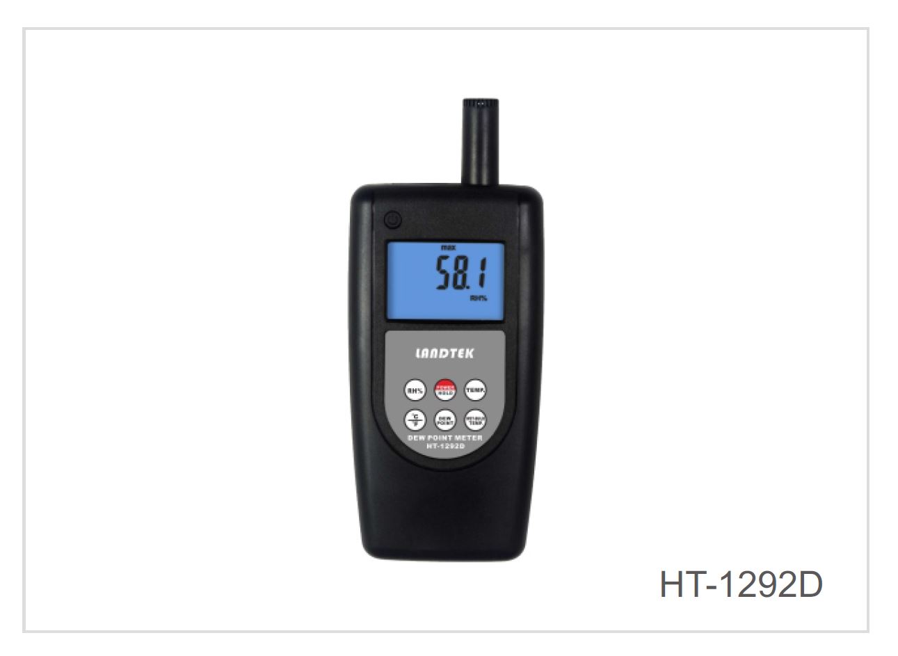 เครื่องวัดความชื้นและเครื่องวัดจุดน้ำค้าง รุ่น ht-1292d 