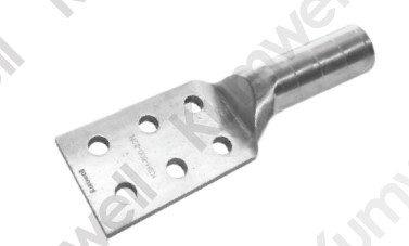 Copper lugs high voltage 6 hole long barrel 