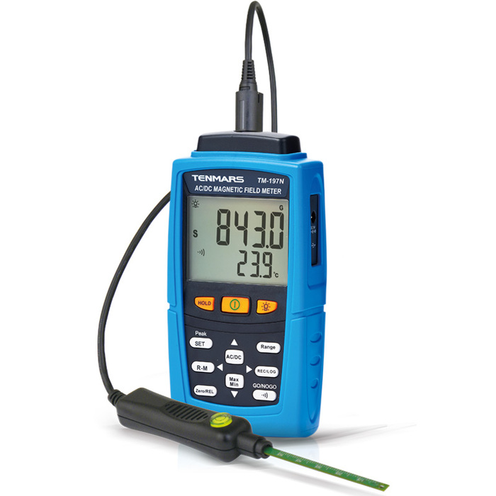 เครื่องวัดสนามแม่เหล็กกระแสสลับ/กระแสตรง AC/DC Magnetic Field Meter Tenmars TM-197N